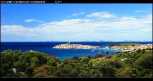Traumhafter Blick auf Primošten und die Inselwelt von Šibenik