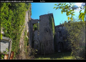 Die Ruinen des bischöflichen Sommersitz Beccadelli