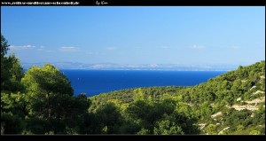 Ausblick auf die Insel Hvar und das Festland